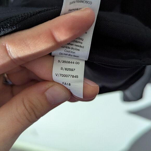 Athleta Black Full Zip Track Athletic Jacket Women's Size XS - Picture 8 of 8